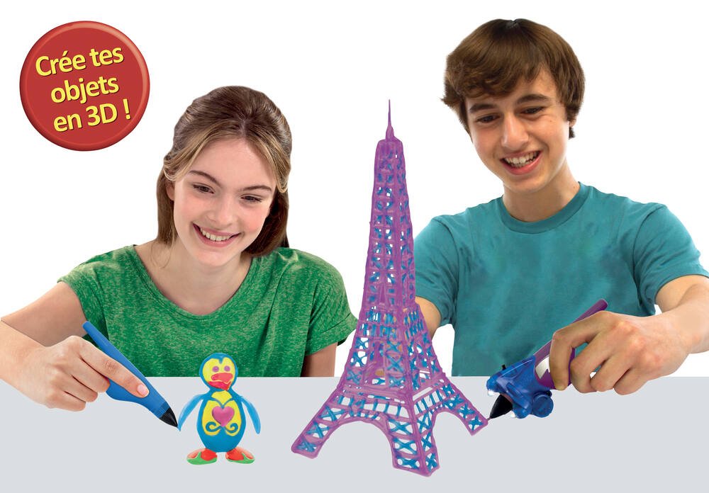 Le stylo 3D, la nouveauté géniale en loisirs créatifs pour enfants
