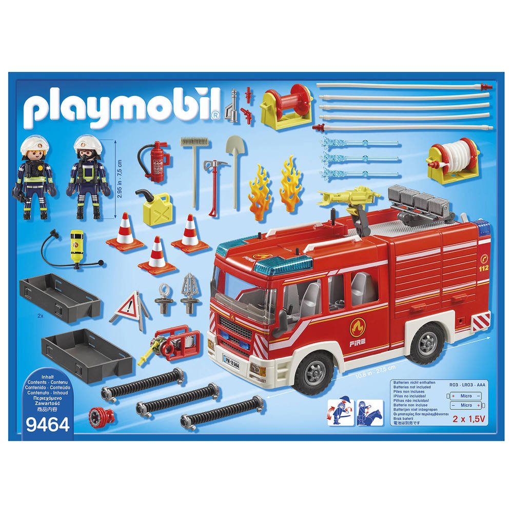 jouet club camion pompier playmobil