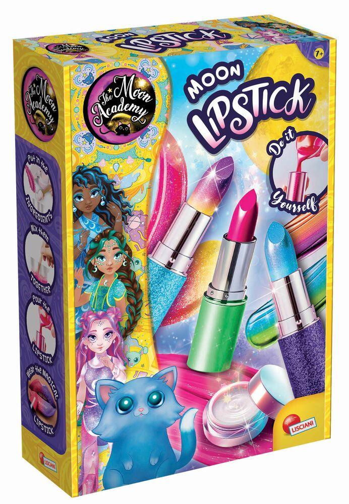 Lisciani Moon Academy - Kit Fabrication Gloss Naturel - Coffret Cosmétique Fille 7-12 Ans