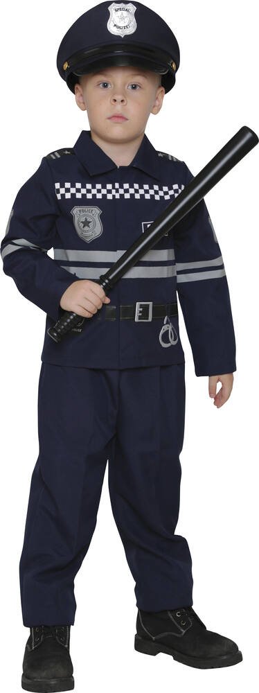 Deguisement policier collection metier taille 5-7 ans