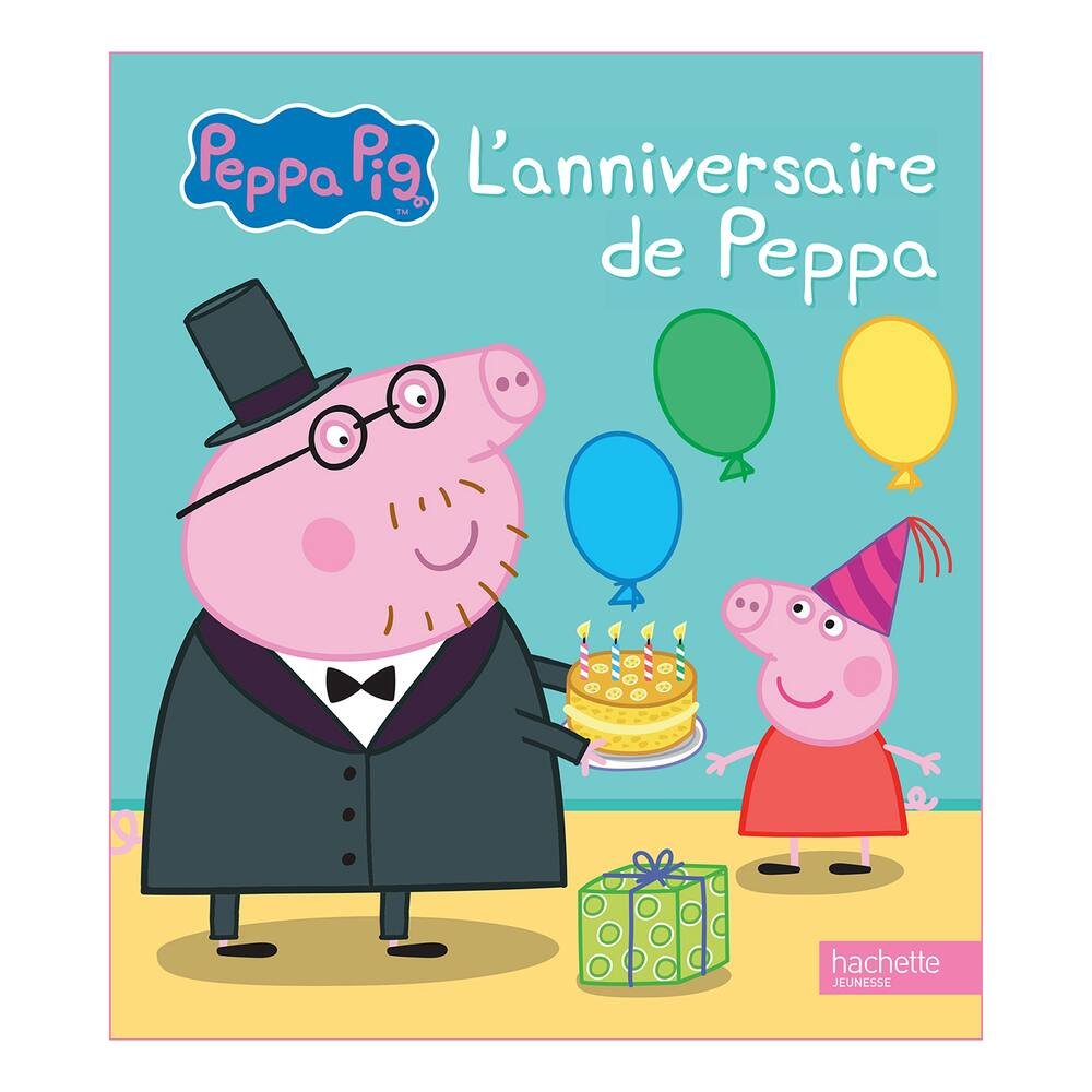 Livre peppa pig - l'anniversaire de peppa, jeux educatifs
