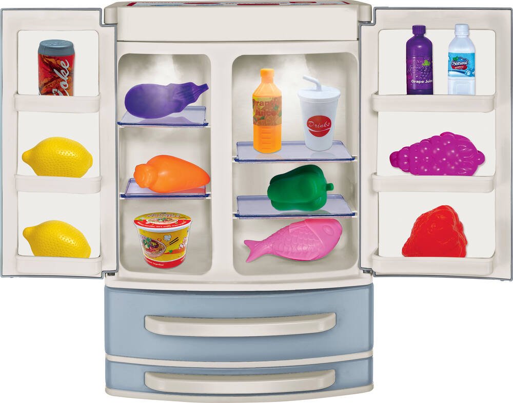 Réfrigérateur américain avec sons - Jouet imitation cuisine