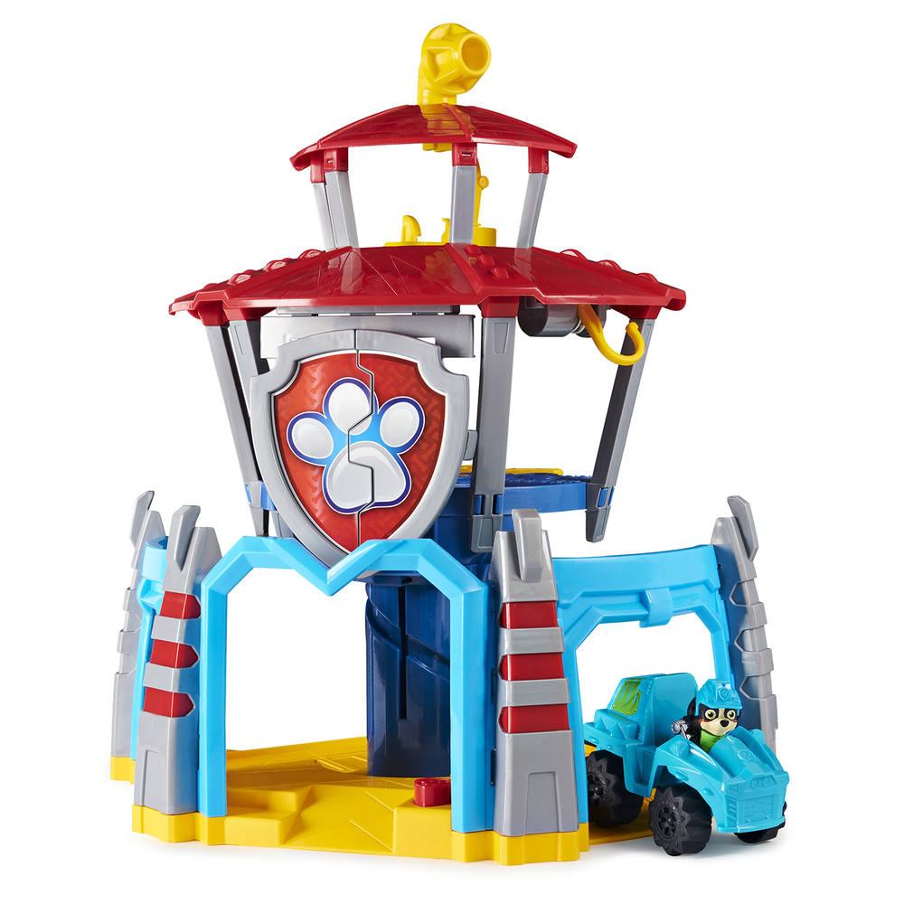 Paw patrol - playset quartier general dino rescue | vehicules-garages |  jouéclub