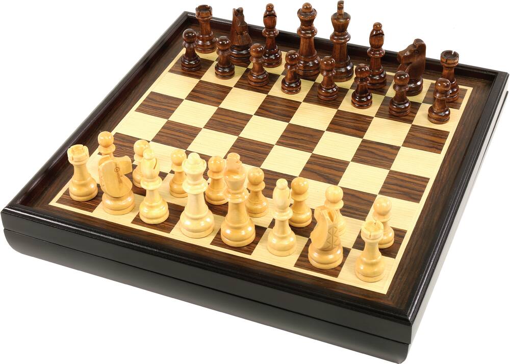 Jeu D'échecs Jeux Société Classique 3 En 1 Soirées En - Temu France