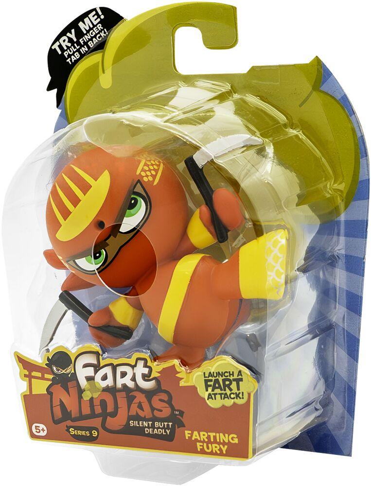 Fart Ninjas - Figurine Fuming Farticus - 10 Sons De Pets Réalistes - Jouet Farce Et Attaque Surprise