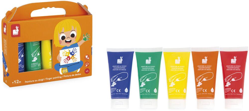 Peinture Au Doigt Creative Deco Pour Enfants - Couleurs Intenses, Lavable, 2 Variantes