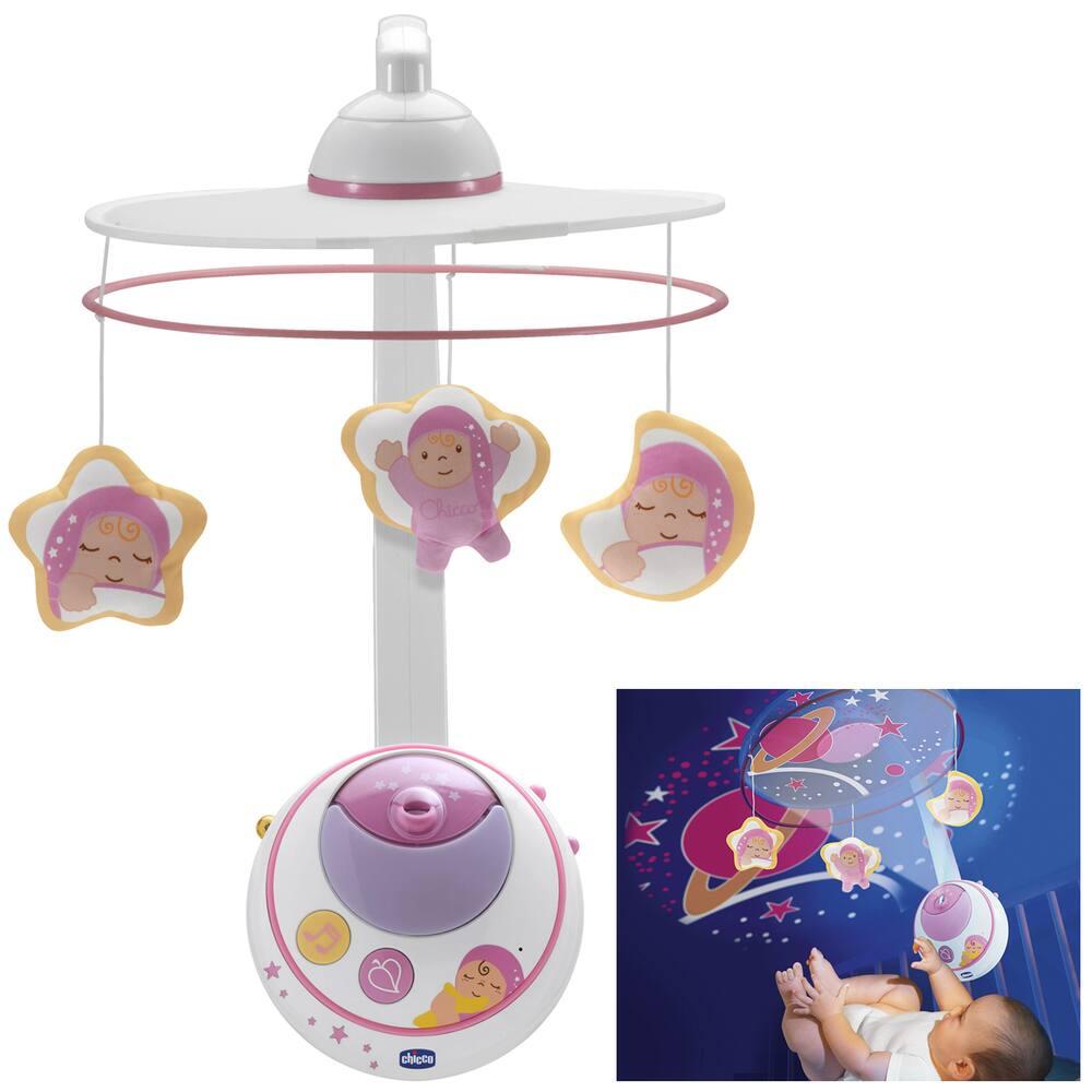 Mobile Double Projection Rose First Dreams Jouets 1er Age Joueclub