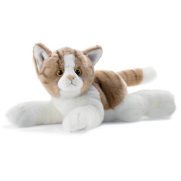 chat roux en peluche