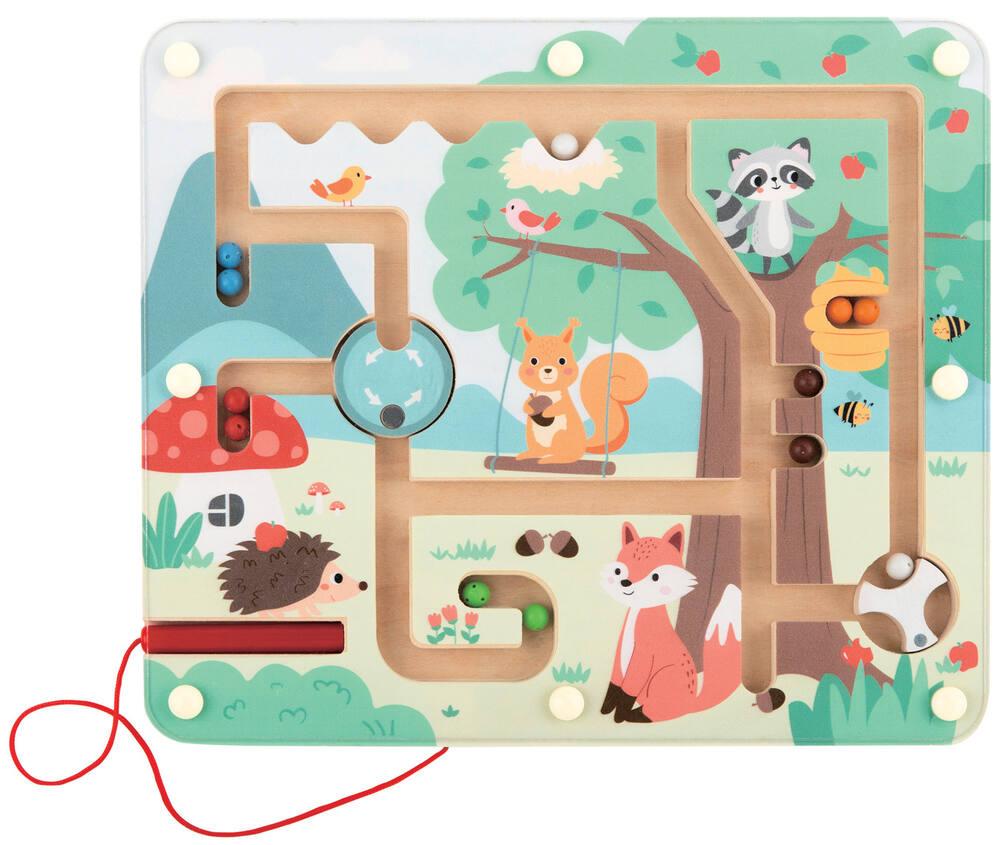 Apprentissage Par Le Jeu Epokus Labyrinthe Magnétique Jungle - Jouet Montessori 2-6 Ans - Activité Sensorielle Petite Enfance