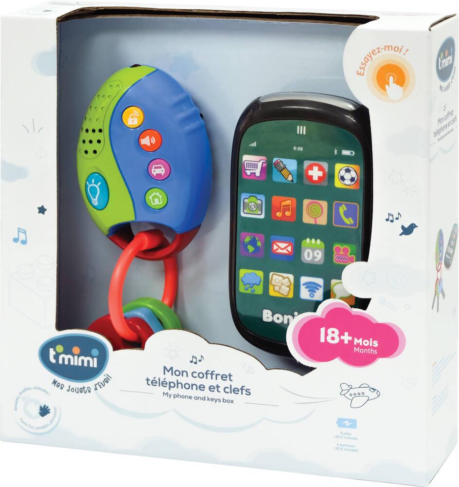 Ashata téléphone d’apprentissage pour bébé Jouet de téléphone portable