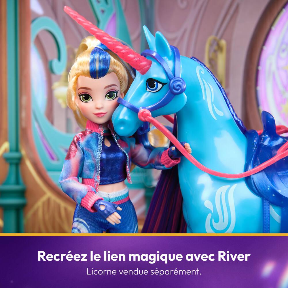 Poupée Ava L'École Des Licornes 24cm - Série Netflix - 9 Articulations - Licorne Leaf