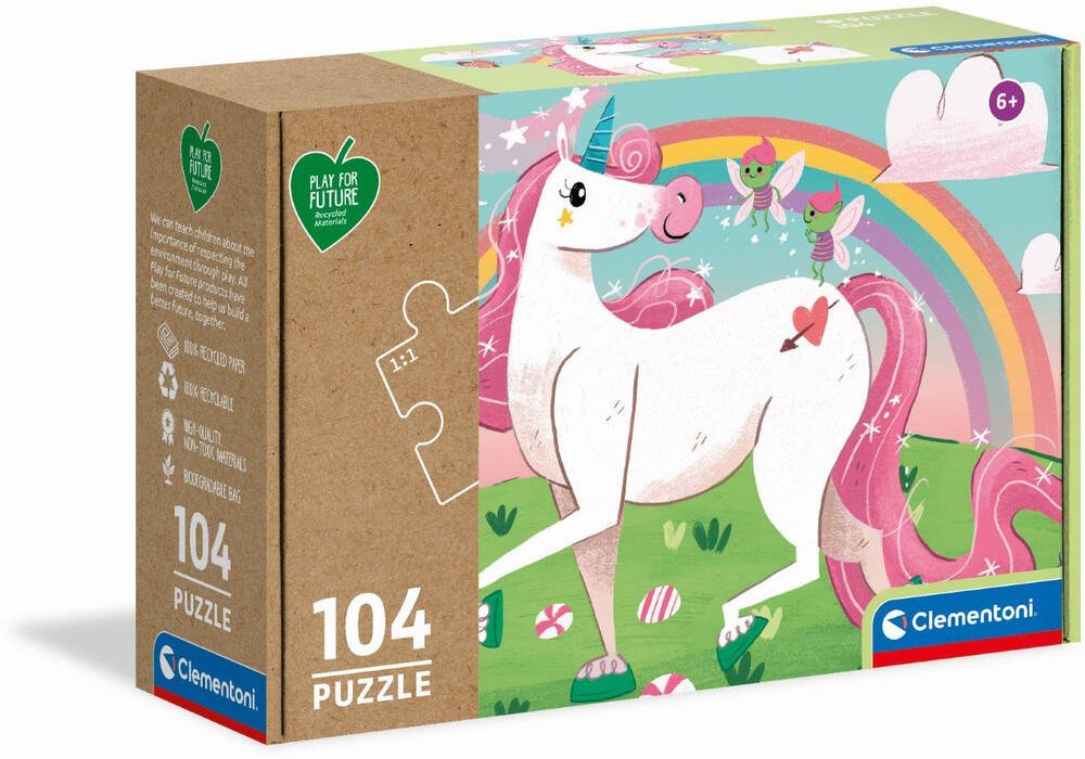 Puzzle Supercolor 104 pièces Licornes