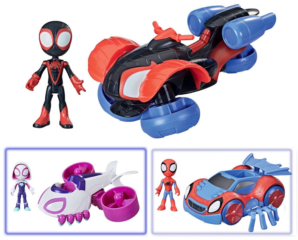 JAZWARES Véhicule Deluxe Spidey and Amazing Friends pas cher 