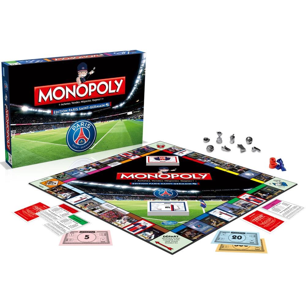 Monopoly football psg, jeux de societe