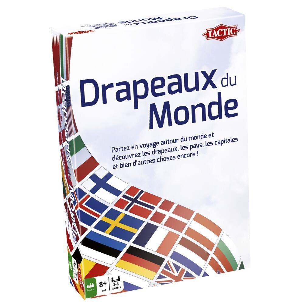 Puzzle Carte du Monde Drapeau National-Jeu de Société Familial