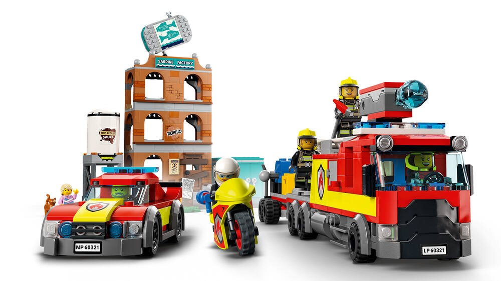 LEGO City La Caserne des Pompiers : Chez Rentreediscount Cadeaux