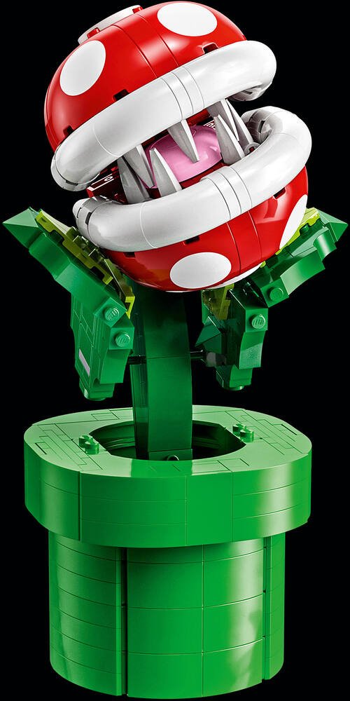LEGO 71426 Super Mario Plante Piranha, Figurine Articulée avec Tuyau et 2  Pièces de Monnaie, Kit de Modelage pour Adultes, Décoration Intérieure,  Idée Cadeau pour Hommes, Femmes et Adolescents : : Jeux