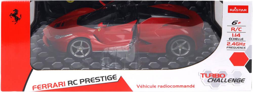 Voiture Télécommandée Rastar Ferrari LaFerrari 1/14 - 2.4GHz, Vitesse 5.1mph, Pour Enfants Et Adultes - Rouge