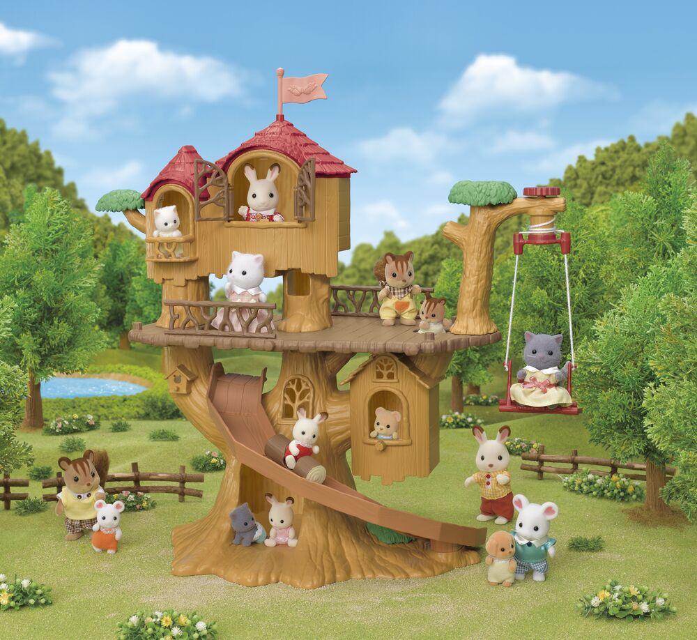 Sylvanian Families Cabane Des Bébés – Avec Figurine Écureuil Roux Et 5 Accessoires – Dès 3 Ans