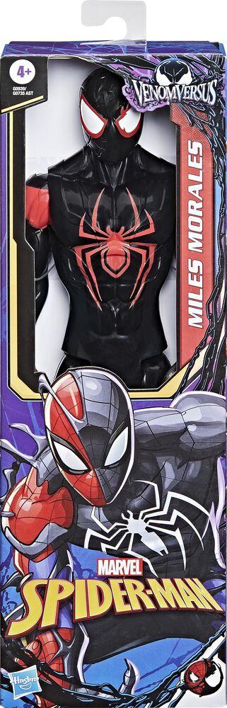 Marvel Titan Hero Series – Figurine Miles Morales Spider-Man 30 Cm – Avec Port Lanceur (Vendu Séparément)