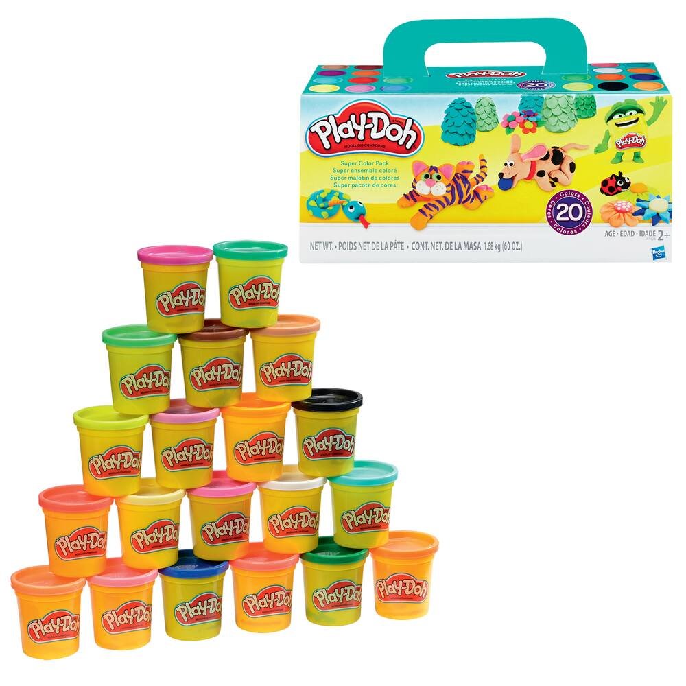 Play-Doh, Pack 20 Pots de pâte à modeler au meilleur prix