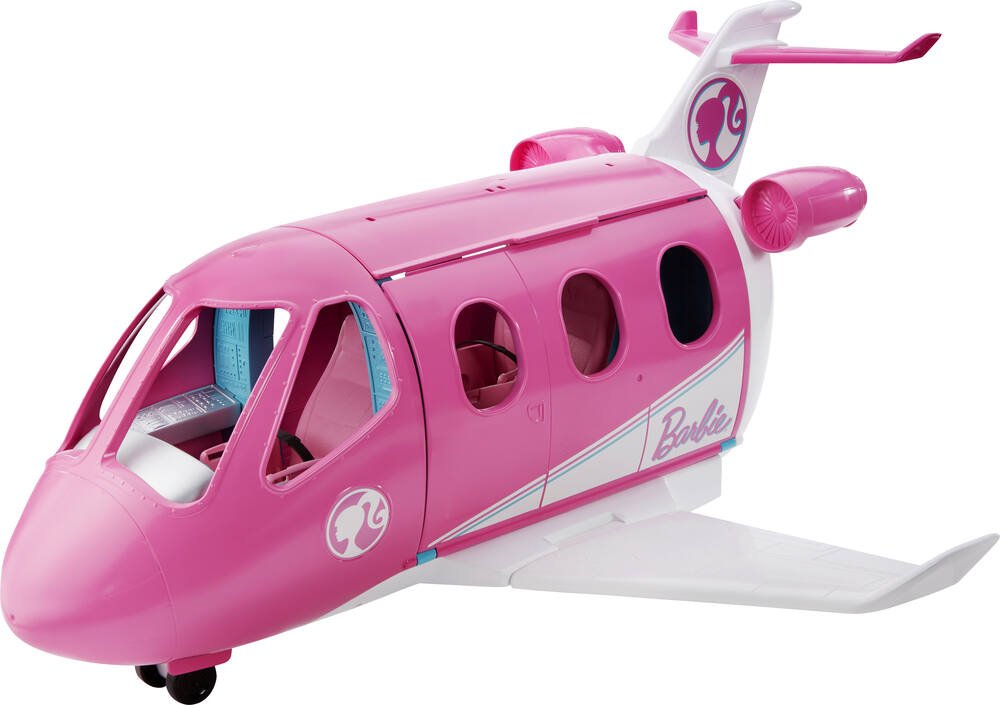 Barbie - L’Avion De Rêve De Barbie - Véhicule Poupée Mannequin - 3 Ans Et +