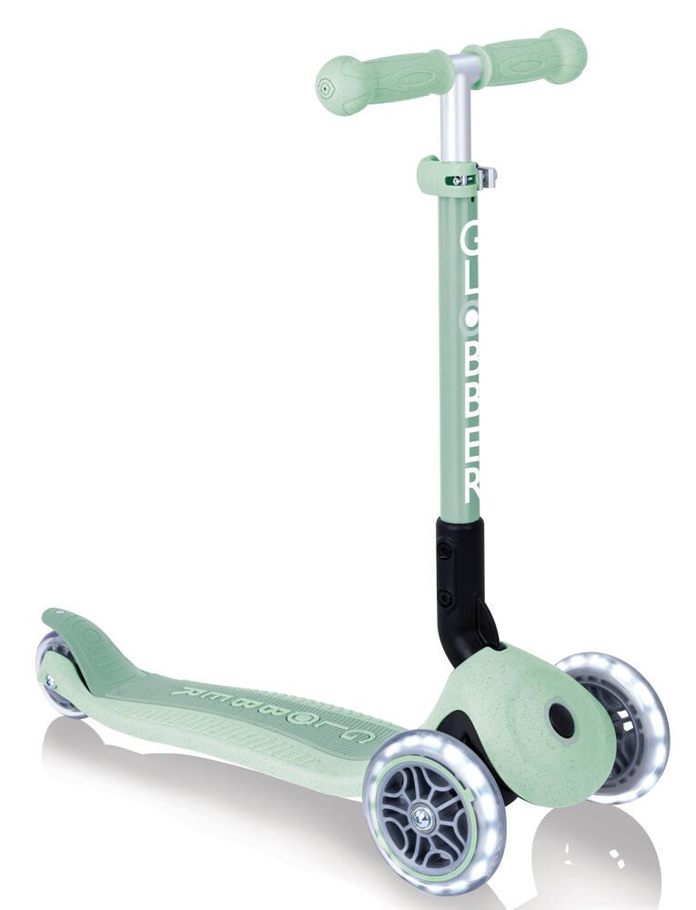 Trottinette Enfant 3-12 Ans KORIMEFA - 3 Roues LED, Guidon Réglable, Frein Arrière, Poids 2,5kg