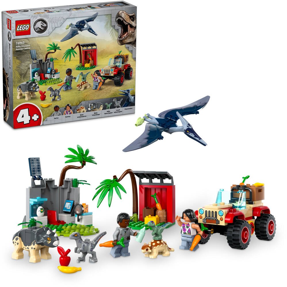 Lego®jurassic world™ 76963 - le centre de sauvetage des bebes