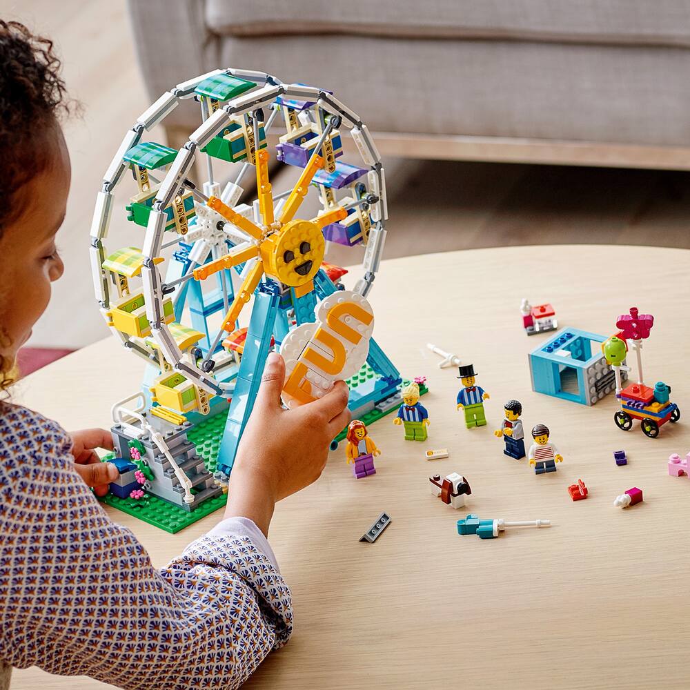 Lego - LEGO 31119 Creator 3-en-1 La grande roue avec Petites Voitures, Fete  Foraine, Jouet Enfant 9+ ans - Briques Lego - Rue du Commerce