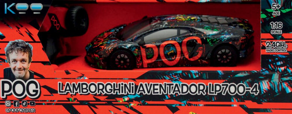 Voiture Radiocommandée Lamborghini Aventador Rouge - HOMEROKK