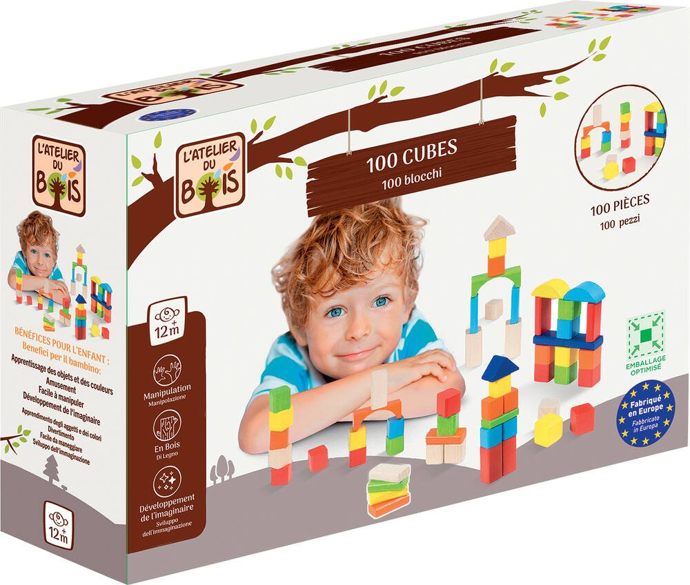 Blocs expressifs en bois Puzzles Construction Cubes Jouets Jeux Jouets  éducatifs pour enfants de plus de 3 ans, Jeux de voyage, Casse-tête Puzzle  Jouets