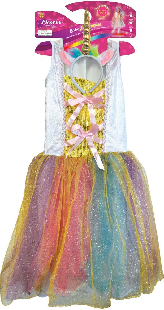 Deguisement licorne lumineuse s 3 4 ans fetes et anniversaires joueclub