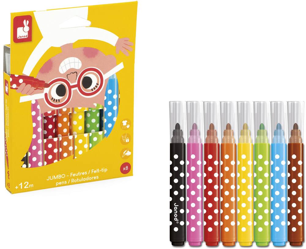 CRAYONS DE CIRE Jumbo Couleurs pastel