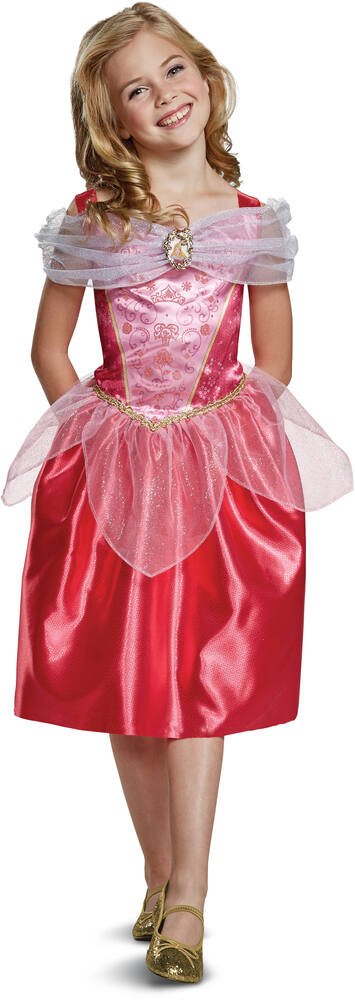 Disney princesses - aurore - deguisement classic taille 3-4 ans, fetes et  anniversaires