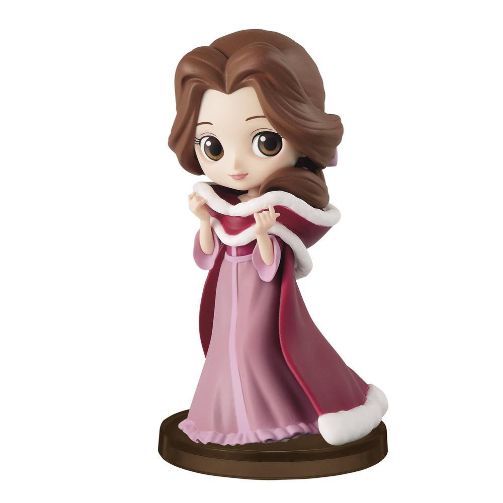 Figurine belle costume d'hiver 7 cm - q posket petit disney | figurines |  jouéclub