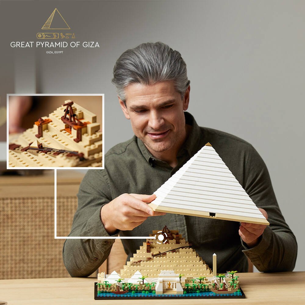 Lego®architecture 21058 la grande pyramide de gizeh
