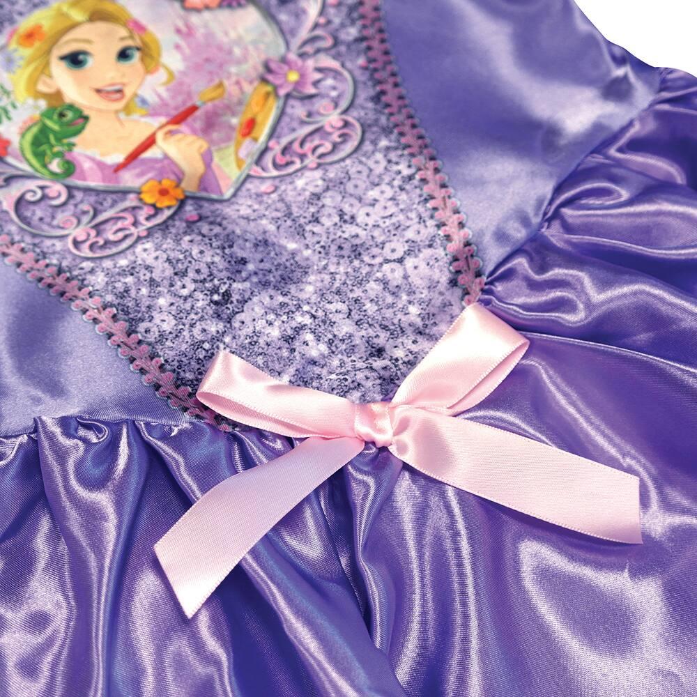 Deguisement classique sequin raiponce taille l 7 8 ans fetes et anniversaires joueclub