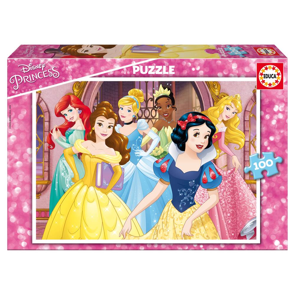Disney princesse Sophia 100-200 Pièces puzzle jouet éducatif pour enfants  pour fille 5-6-7 ans cadeau Papier type - AliExpress