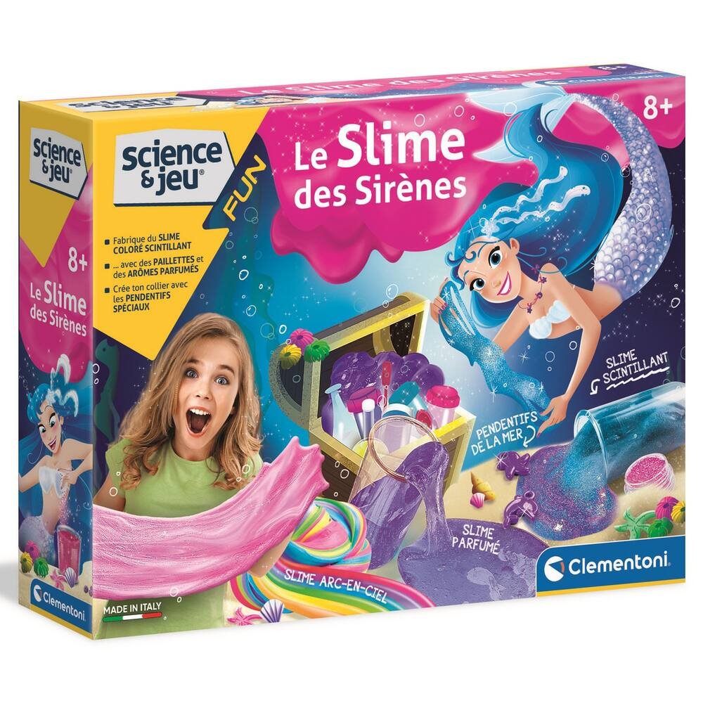 Science & jeu - slime sirene, jeux educatifs
