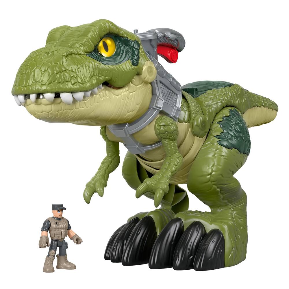 Dinosaure T-Rex Mega Machoire & Dr Grant 4x4 Mattel : King Jouet, Figurines  Mattel - Jeux d'imitation & Mondes imaginaires