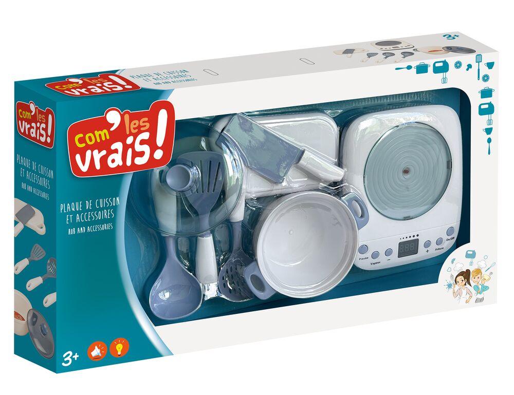 Table De Cuisson Portable Avec Sons Et Lumières – Plaque Induction Jouet – 28 X 20 Cm – Piles AAA – Éducatif Et Réaliste
