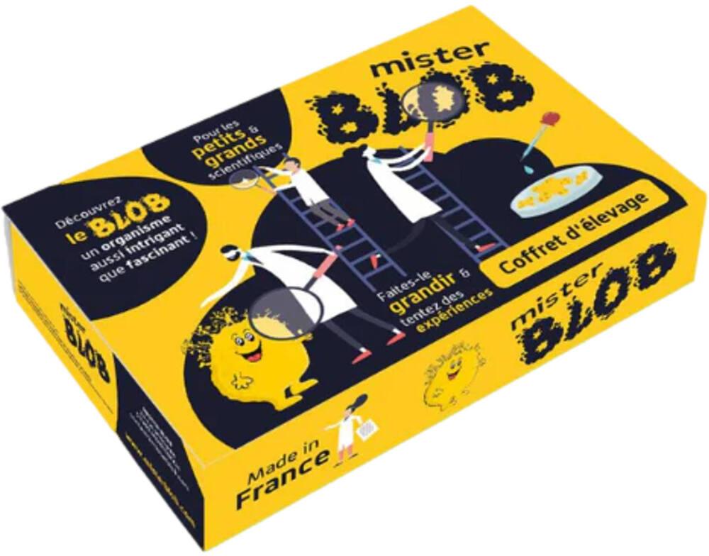 My Slime Mold – 3 Blobs Jaune Et Orange – Élevage Scientifique – Made In France – Réveil Garanti