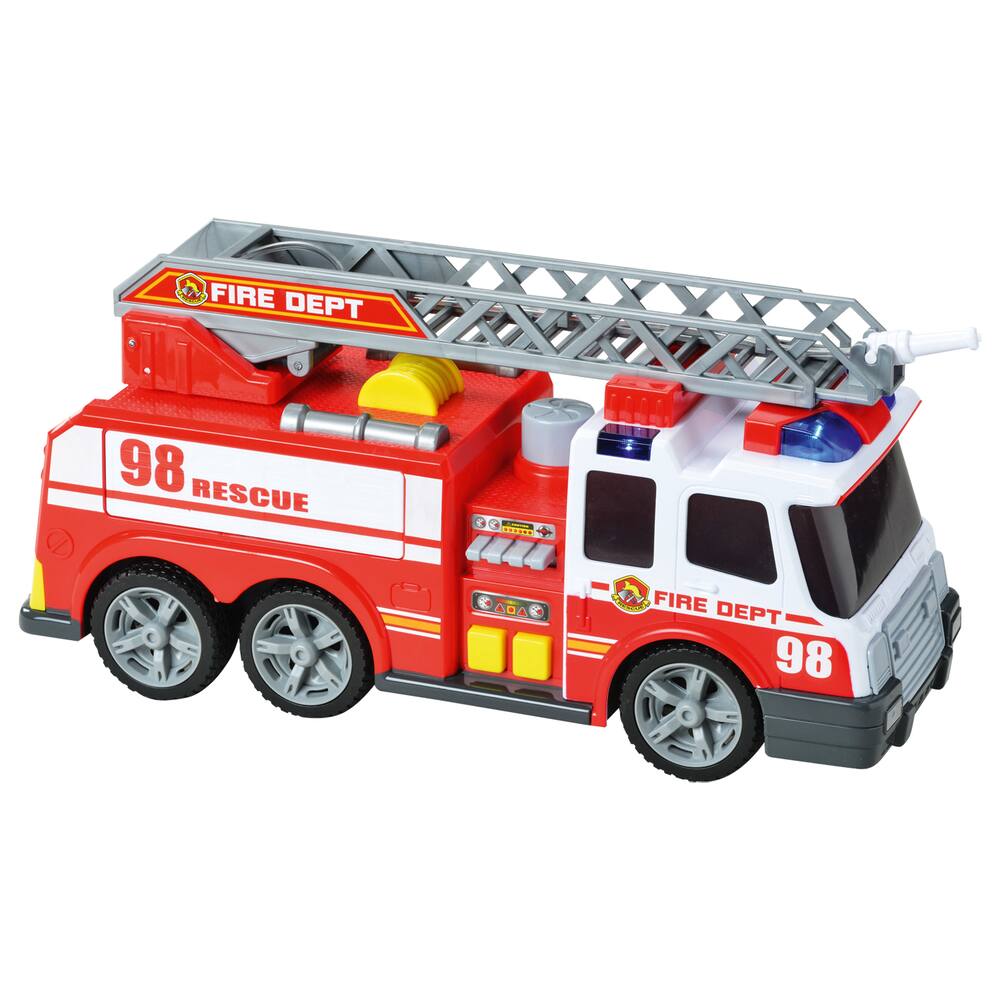Camion de pompiers sons et lumieres, jouets 1er age