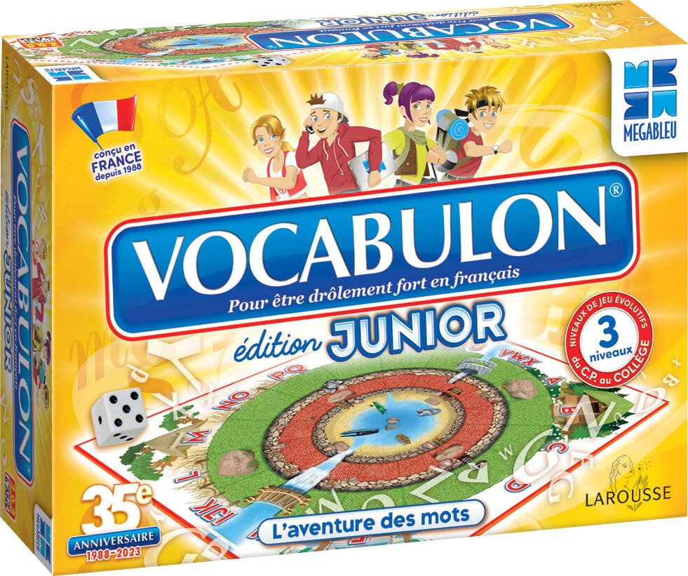 Megableu - Vocabulon Junior, pour devenir drôlement bon en français ! -  Jeu les Prix d'Occasion ou Neuf