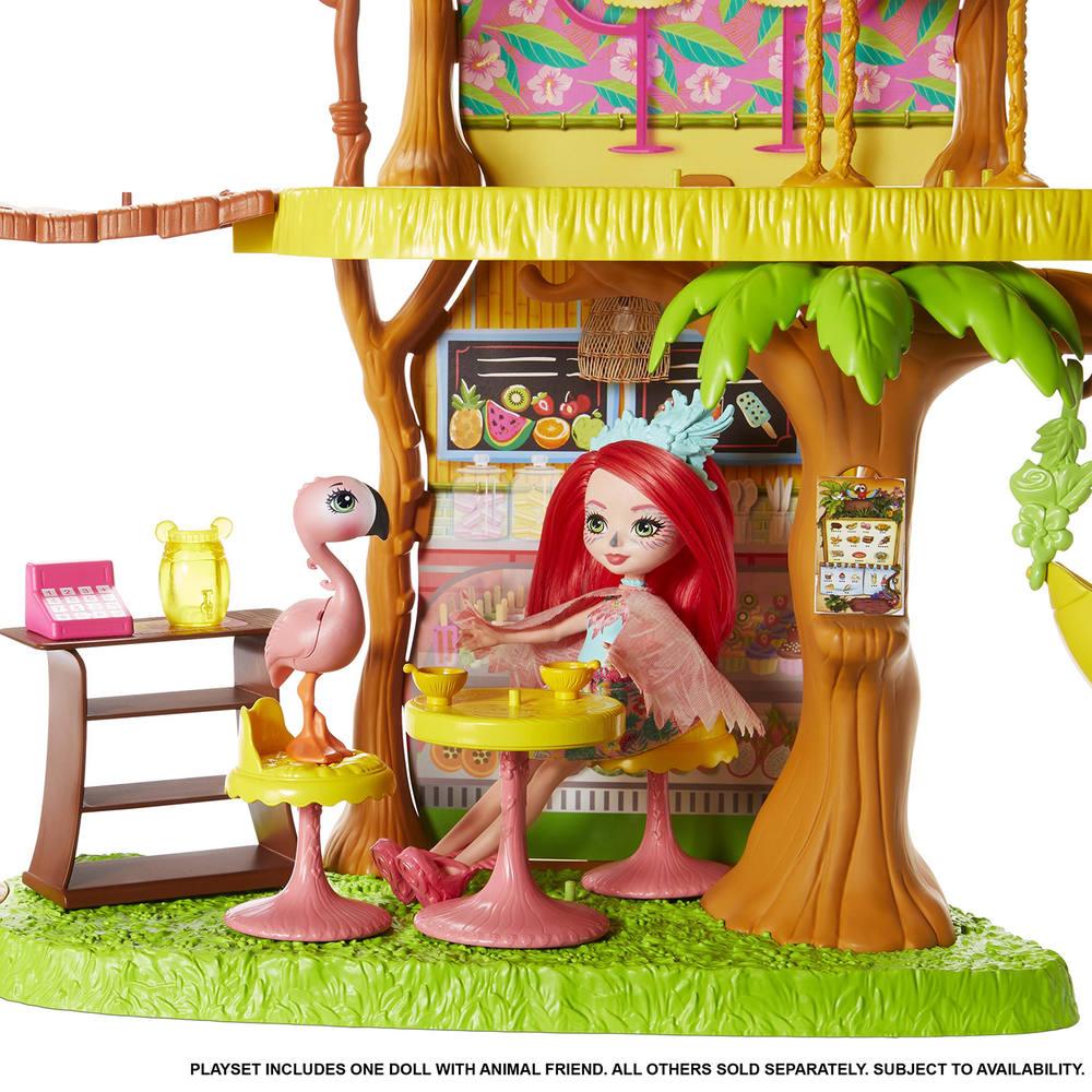 Enchantimals Cafe Jungle Enchantee Poupees Joueclub