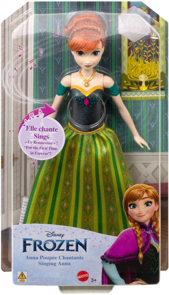 Disney La Reine Des Neiges - Poupée Anna Chantante