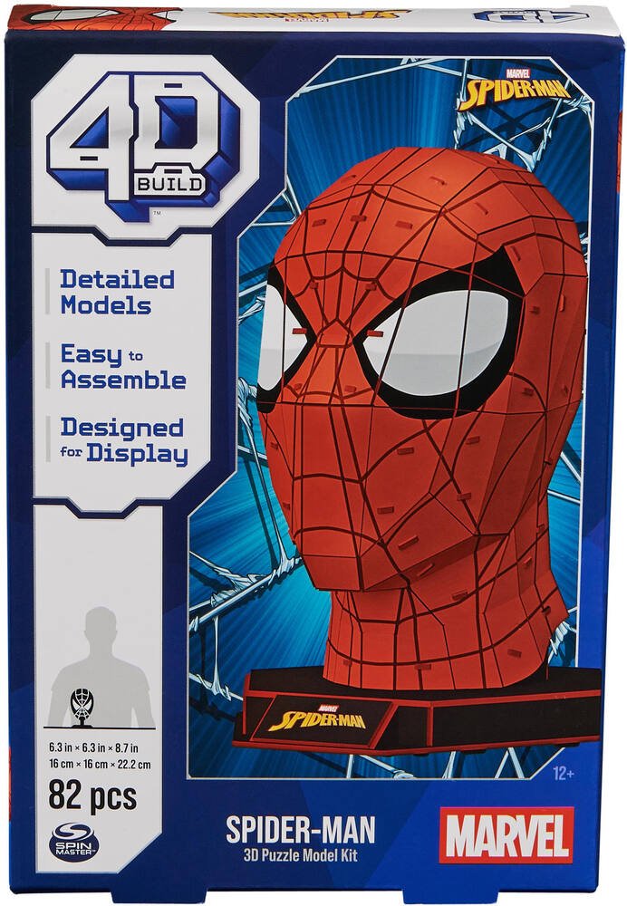 Masque Spiderman 4D Build - Marvel Spin Master : King Jouet