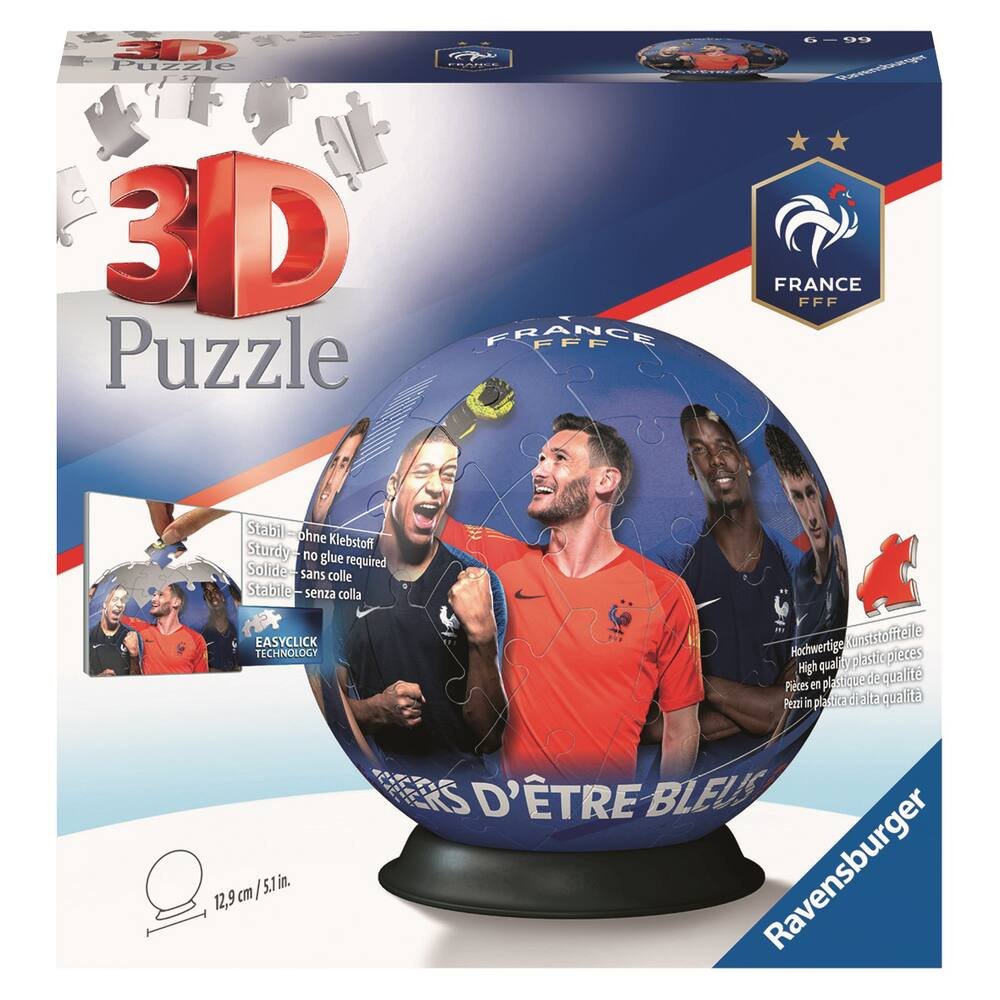 Puzzle 3d rond 72 pieces - fÉdÉration franÇaise de football, puzzle