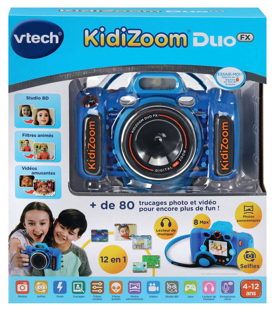 Appareil photo enfant Vtech Kidizoom Duo FX Bleu - Appareil photo