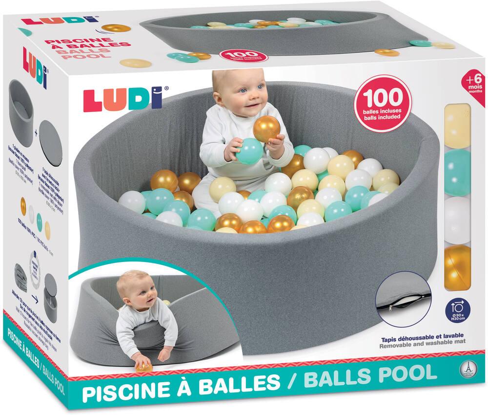 Piscine a balles mousse ronde jouets 1er age joueclub